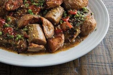 Chicken & Sausage Vesuvio