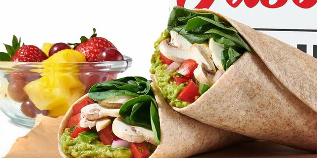 Vegan Spinach Veggie Wrap Box