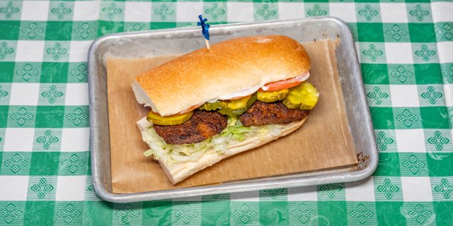 Spicy Sausage Po'Boy