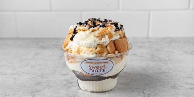 Vanilla Chocolate Swirl Banana Pudding