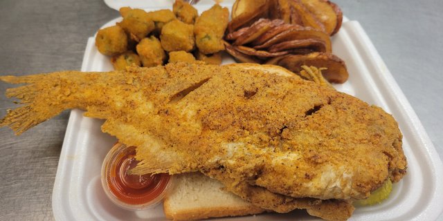 Whole Catfish Dinner