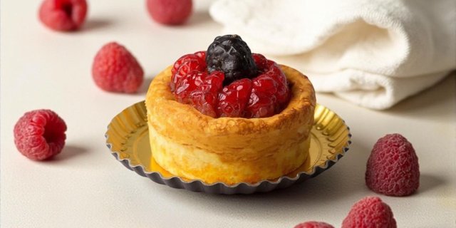 Mixed Berry Basque Cheesecakes