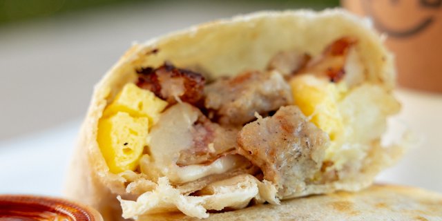 Sausage Breakfast Burrito
