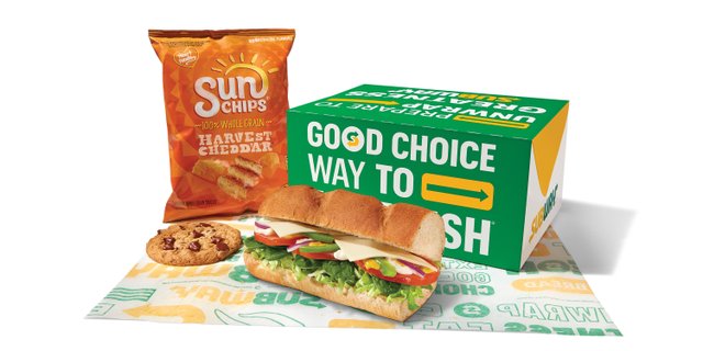 SUBWAY Veggie Delite® Sandwich Box Meal