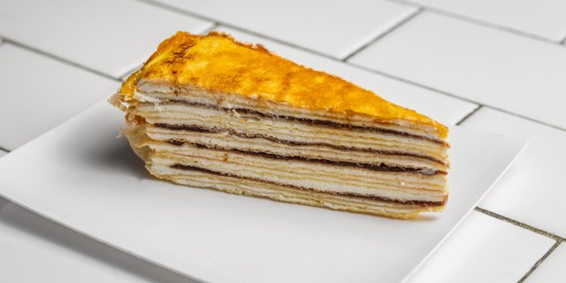 Vegan Chocolate De Coco Mille Crepe Slice