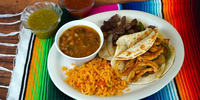 Sierra's Fajita Taco Plate