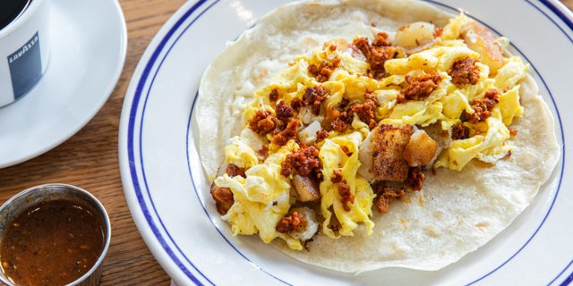 Chorizo Breakfast Taco