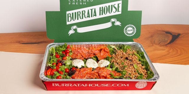 Calabrian Salame & Burrata Salad Box