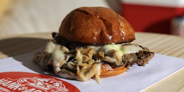 The Bayside Swiss Burger