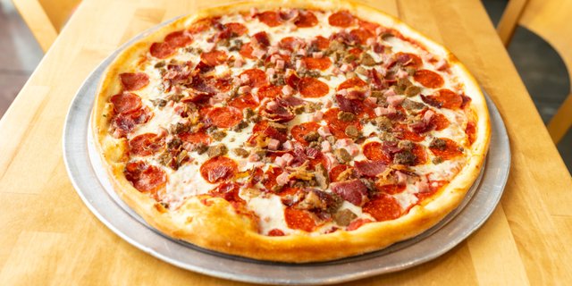 Sal's All Meat Double Crust Pizza