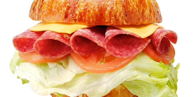 Salami & Cheese Croissant