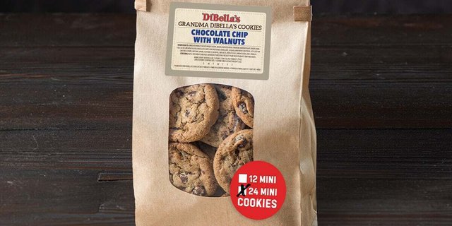24 Pack of Chocolate Chip With Walnuts Mini Cookies