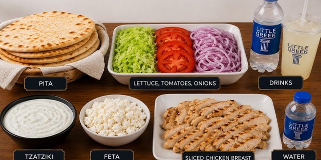 Build-Your-Own Pita Bar