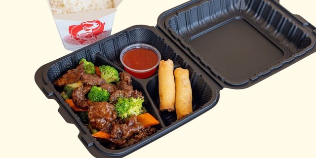 Gluten-Free Broccoli Beef Tso Lunch Box