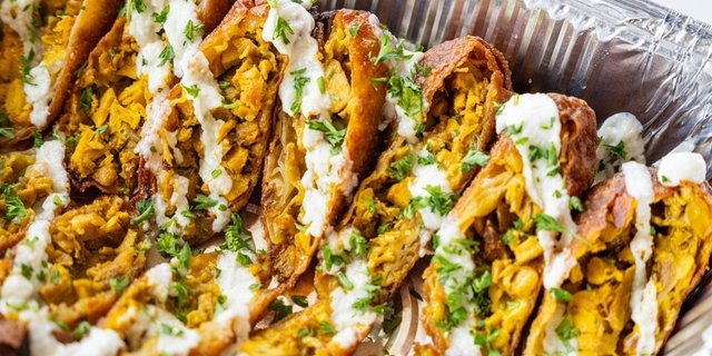Half Tray - Vegan Shawarma Eggrolls