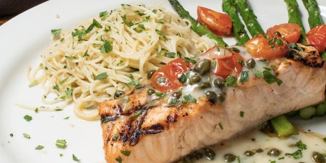 Grilled Salmon Limone