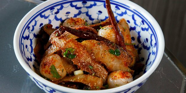 Grilled Pork & Lychee Salad