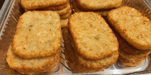 Hash Brown Patty Tray