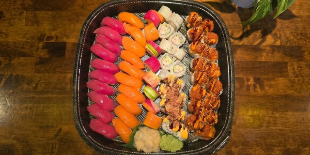 Orange Sushi Tray