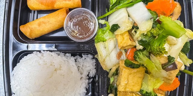 Vegetable Delight Tofu Boxed Lunch