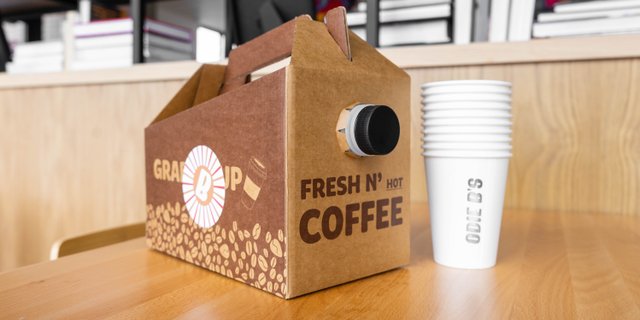 Box of Coffee w/ Whole Milk