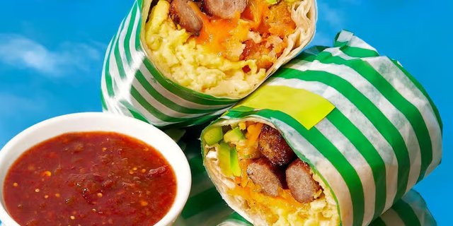 Sausage Breakfast Burrito