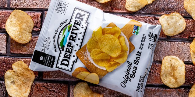 Deep River® Sea Salt Kettle Cooked Potato Chips