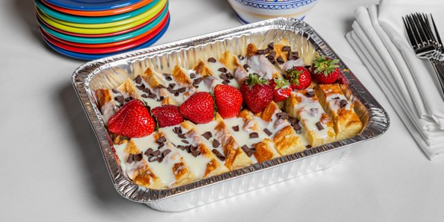 White Chocolate Bread Pudding