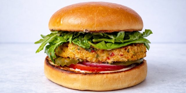 Crab Brioche Burger