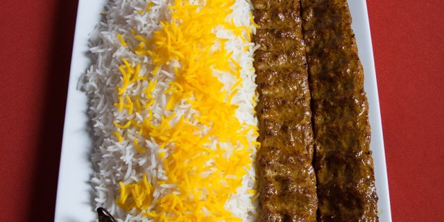 Beef Koobideh Kabob Tray