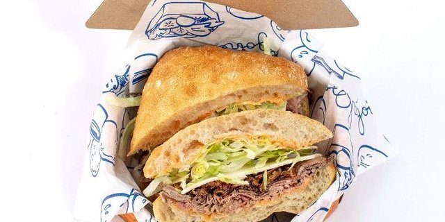 Sliced Roast Beef Sandwich