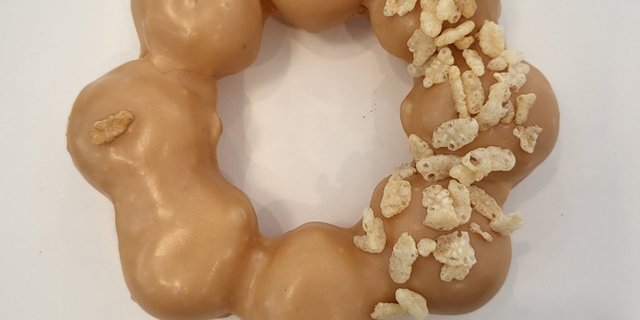 Milk Tea Mochi Donut
