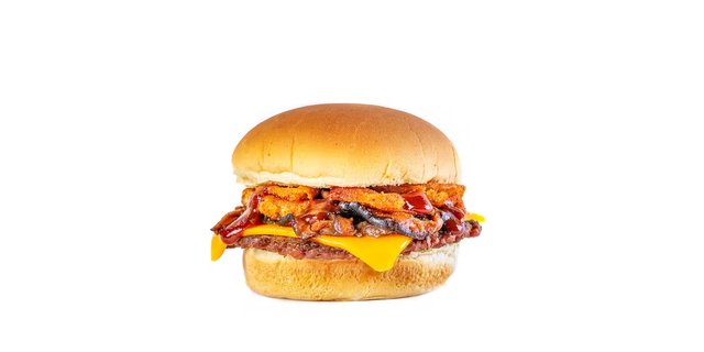 PLNT Mushroom, Bacon & BBQ Burger