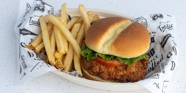 Crispy Chicken Sandwich & French Fries Boxed Meal
