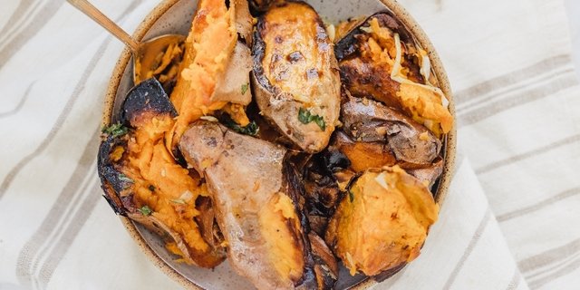 Charred Sweet Potatoes