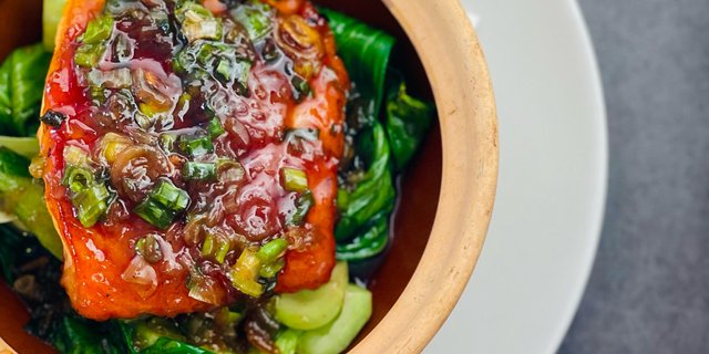 Braised Salmon