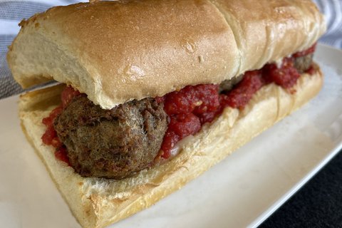 Meatball Parmesan Sub