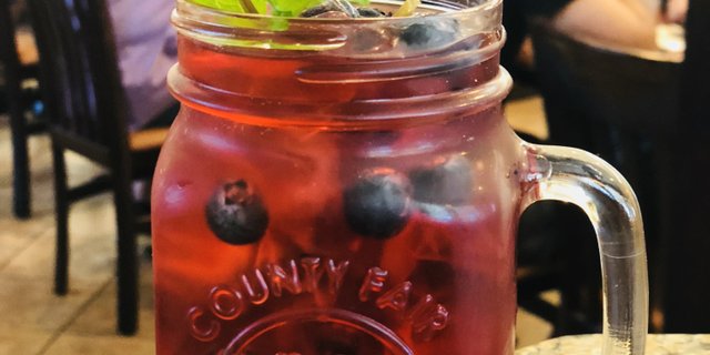 Iced Raspberry Hibiscus Tea