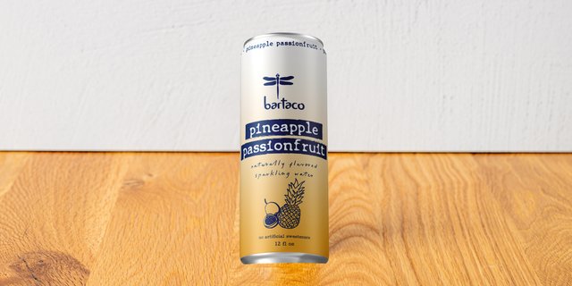 6 pack of bartaco sparkling pineapple passionfruit