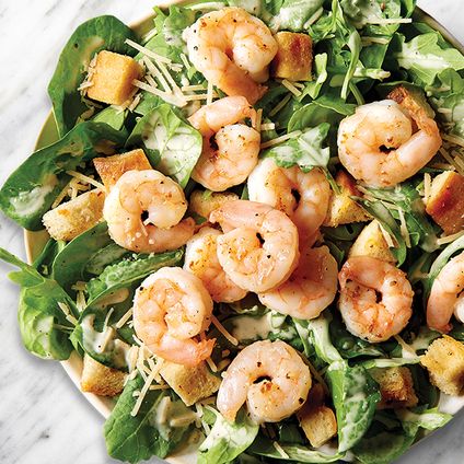Individual Shrimp Caesar Salad