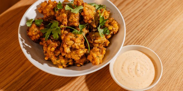 Crunchy Sweet Corn Fritters