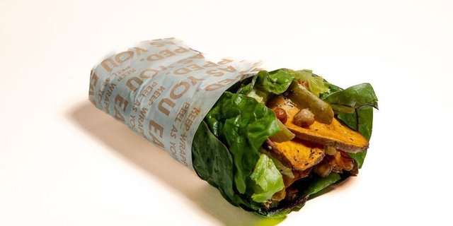 Sweet Potato Mediterranean Sandwich