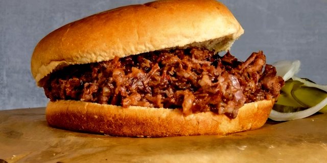 Chopped Brisket Sandwich