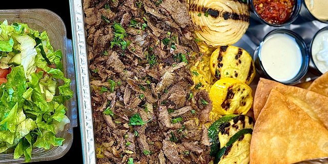 Beef Shawarma Over Rice