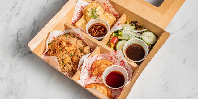 Fried Tofu Ginger Boxed Lunch