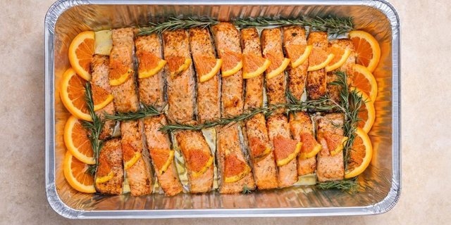 Orange Rosemary Salmon
