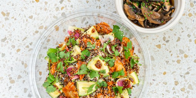 Warm Miso Mushroom & Grain Bowl