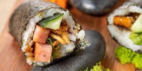 Spam Musubi Hand Roll