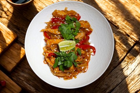 Pad Thai With Seafood