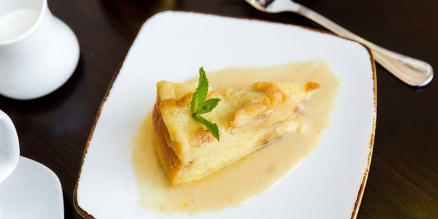 White Chocolate Bread Pudding